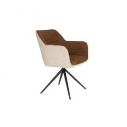 HousecraftLivingDaleyEetkamerstoelenBeigeBruin-Setvan2