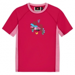 LEGO-KidsAris305-SwimT-ShirtSS-Lycramaat110roze