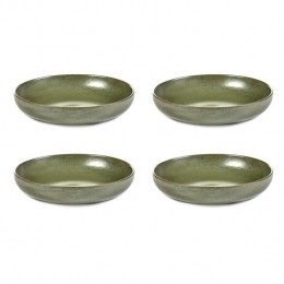 SERAX-SergioHerman-SurfaceDiepBord4st-21cm-Camogreen