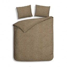 HeckettLaneDekbedovertrekFlanelFranela-simplytaupe