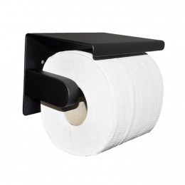 ToiletrolhouderWiesbadenBrushMatZwart