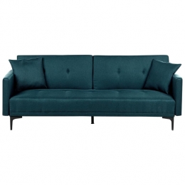 Beliani-LUCAN-Slaapbank3-zits-Zeeblauw-Polyester