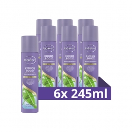 6xAndrelonDroogshampooKokosBoost245ml
