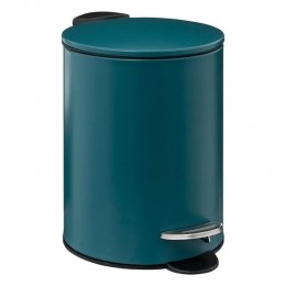 5FivePedaalemmer-metaal-petrolblauw-3L-16x25cm-badkamer