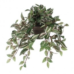 MicaDecorationsTradescantiaKunstHangplant-H45x25cm-Groen