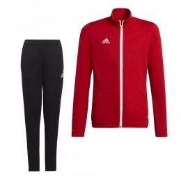 adidasEntrada22Full-ZipTrainingspakKidsRoodZwartWit