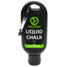 StreetGainsLiquidChalk50ML-VloeibareMagnesiumvoorMaximaleGripenSchoneTraining-InclusiefKarabijnhaak