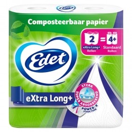EdetExtraLongKeukenpapierCompostKeukenpapier9x2stuks