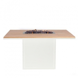 Loft120relaxdiningtablewhiteframeteaktop-Cosi