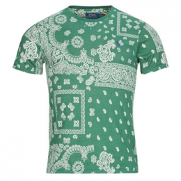 T-shirtKorteMouwPoloRalphLaurenTSHIRTIMPRIMEBANDANA