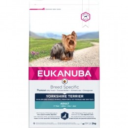 4xEukanubaAdultYorkshireTerrierHondenvoerKip2kg