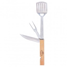 EsschertDesignInklapbaarBBQGereedschapNaturel