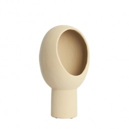 VtwonenTafellamp25x25x46cmMONKkeramiekzand