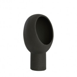 VtwonenTafellamp25x25x46cmMONKkeramiekzwart