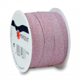 Cadeaulint-10meter-glitterroze