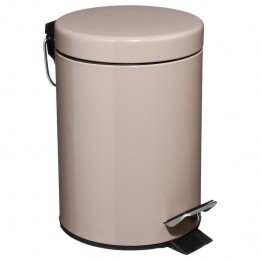 5FivePedaalemmer-taupe-metaal-3L-17x25cm
