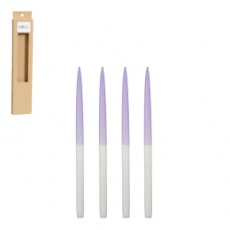 MicaDecorationsDip-dyeDinerkaars-Setvan4-H28cm-Lichtblauw