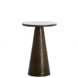 LightlivingBijzettafel36x51cmYNEZdonkerbruinmarmerdonkrb