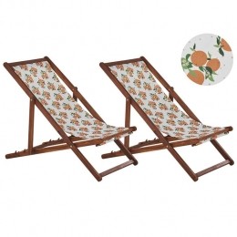 Beliani-ANZIO-Strandstoelsetvan2-DonkehoutSinaasappels-Polyester