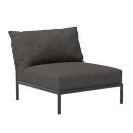 HoueLevel2fauteuilframedonkergrijsstofdarkgrey
