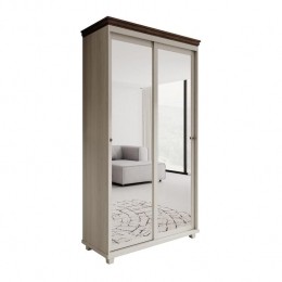 Meubella-KledingkastEric-Witeiken-120cm-Metspiegel