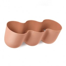 QUVIOWandbloempot-trioplastic-Terracotta
