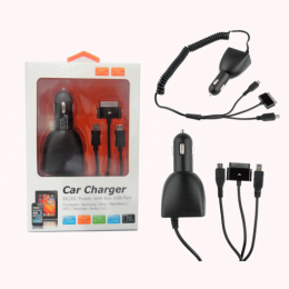 HencaCC37-IMI3in1Port50V4800mADualUSBCarCharger30pin8pinMicroUSB