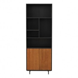 Bronx71WandkastBradleyzwartrustiekeiken80x220cm