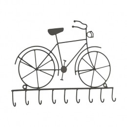 ClayreEefSleutelrekje32x23cmZwartIjzerFietsWandhaak