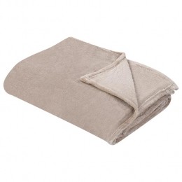 Beliani-BAYBURT-Deken-Beige-150x200cm-Polyester