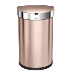 SimplehumanSemi-RoundLinerPocketSensorAfvalemmer45Liter