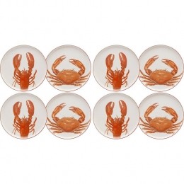 KareDesignborden-schelpdieren-27cm-Setvan8