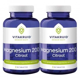 GratisVerzending2xVitakruidMagnesium200Citraat90tabletten