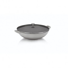 WokpanGietijzerGrijs36cm-KelaCalido