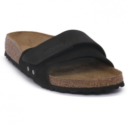SlippersBIRKENSTOCKOITABLACKLEACALZS