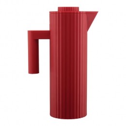 AlessiPlissVacumThermoskan1L-Rood