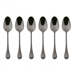 SambonetKoffielepelTaorminaZwart6Stuks