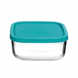 BormioliRoccoVershoudbakjeFrigoverre-Glas-Blauw15x15x7cm1liter