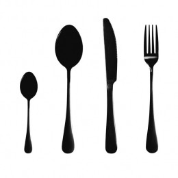 KrumbleBesteksetplat-24delig-6persoons-Zwart