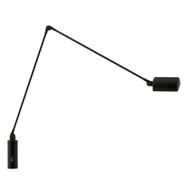 LuminaDaphinebureaulampmettafelschroefblacksofttouch