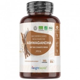 Ashwagandha-600mg-180Capsules-Biologisch-Vegancapsule
