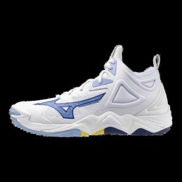 MizunoWAVEMOMENTUM3MIDKorfbalschoenenWitBellwetherBlauwBelAirBluDamesHerenMaat47