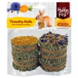 4xHobbyFirstHopeFarmsTimothyRollsGouds-Korenbloem200gr