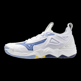 MizunoWAVEMOMENTUM3VolleybalschoenenWitBellwetherBlauwBelAirBluDamesHerenMaat46