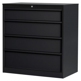 Werkplaatsladenkast4laden-105x100x585cm-WLP-101Zwartral9005