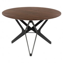 Beliani-ALURE-Eettafel-Donkerehoutkleur-MDF