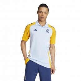adidasRealMadridPolo2024-2025LichtblauwGeelDonkerblauw