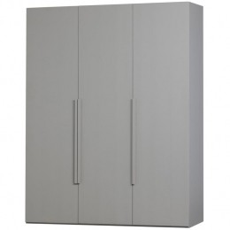 WOOODRensKledingkast3-Deurs-NotenGrijs-210x165x58