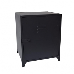 LOFT42LockerNachtkastje-Metaal-MatZwart-50x40x35