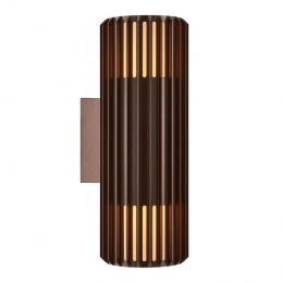 NordluxBuitenlampAludraseaside2lichtswandbruinmetallic